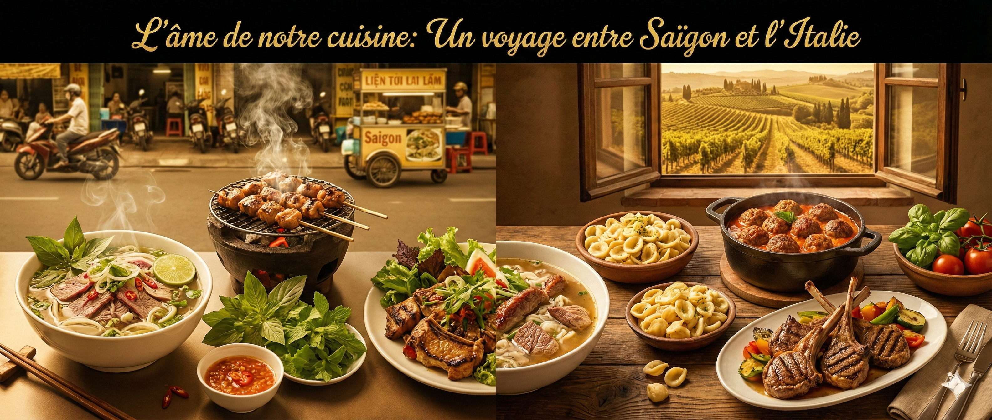 Culture culinaire Vietnam et Italie